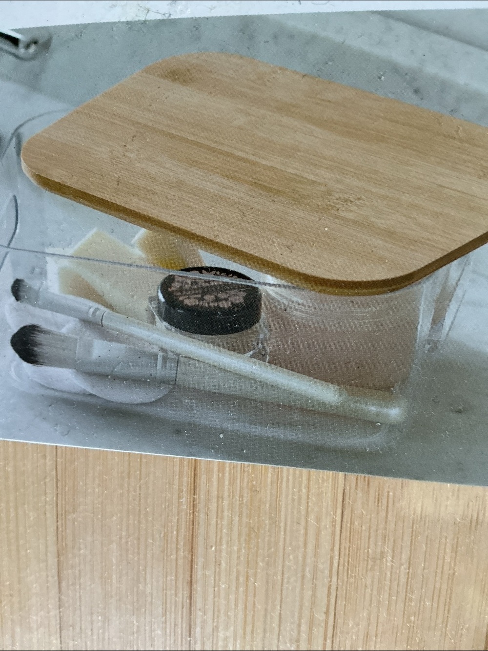 SONOMA Clear Food Storage Containers with Bamboo Lids - Natural Wood and Clear